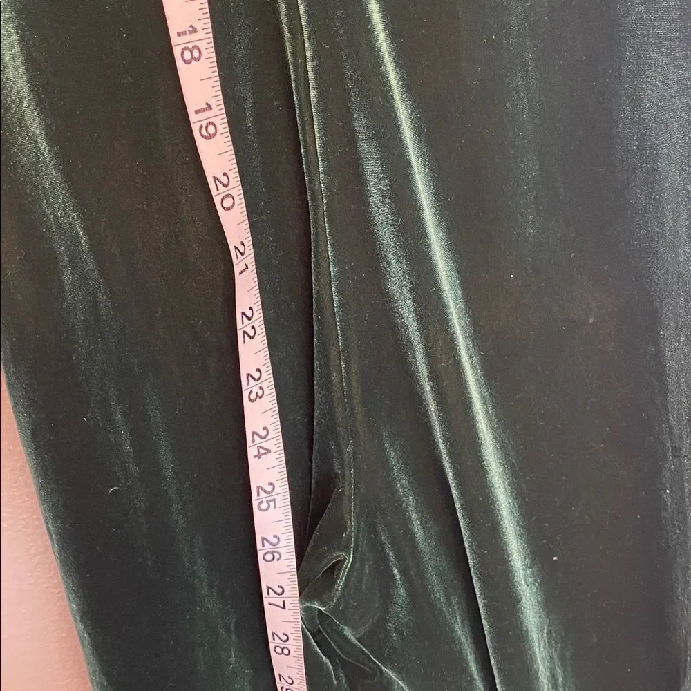 Kelle Dance costume solo jumpsuit unitard SHIFTING LINES 6152 green velvet LA